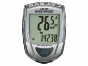 CATEYE Cyklopočítač CAT Micro Wireless (MC100W-Slr)  (sříbrná)