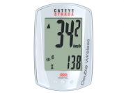 CATEYE Cyklopočítač CAT Strada Double Wireless (RD400DW)  (bílá)