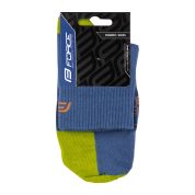 ponožky FORCE EDGE, modro-zelené L-XL/42-46