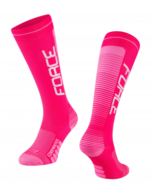 ponožky Force COMPRESS růžové