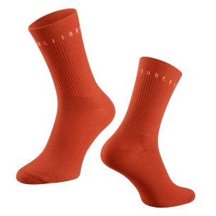 ponožky FORCE SNAP, oranžové L-XL/42-46