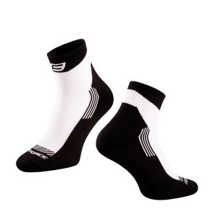 ponožky FORCE DUNE, bílo-černé L-XL/42-46