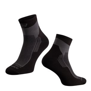 ponožky FORCE DUNE, šedo-černé L-XL/42-46