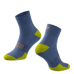 ponožky FORCE EDGE, modro-zelené S-M/36-41