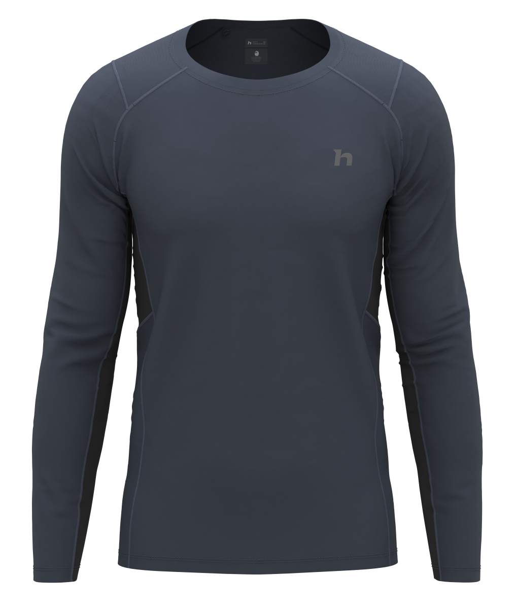 Tričko - dlouhý rukáv Hannah TARAN L/S sky captain/anthracite M Tričko - dlouhý rukáv Hannah TARAN L/S sky captain/anthracite M