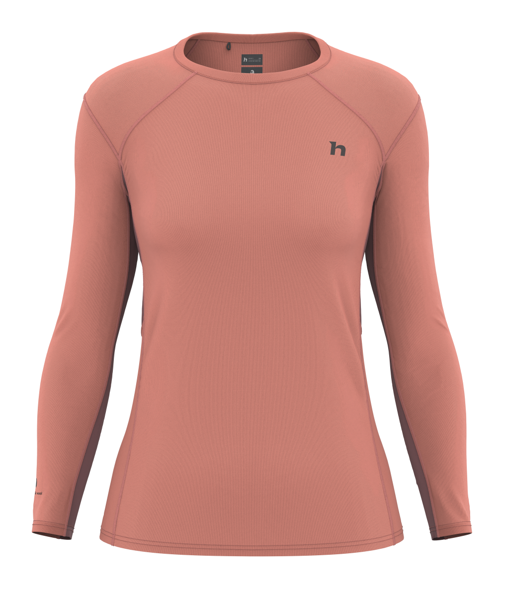 Tričko - dlouhý rukáv Hannah TERRA L/S terra cotta/red mahogany 42 Tričko - dlouhý rukáv Hannah TERRA L/S terra cotta/red mahogany 42
