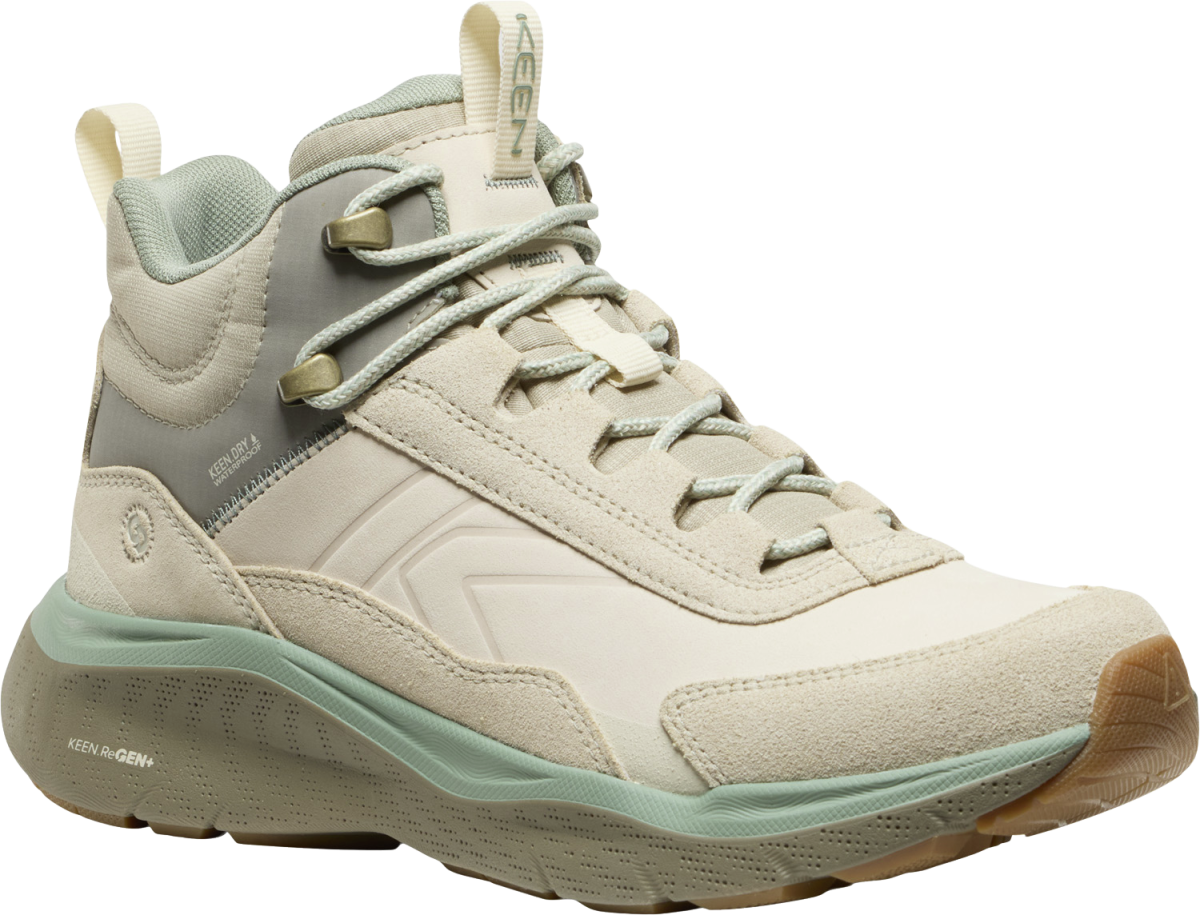 Boty Keen LEIKI LEATHER MID WP WOMEN birch/lily pad US 7,5 Boty Keen LEIKI LEATHER MID WP WOMEN birch/lily pad US 7,5