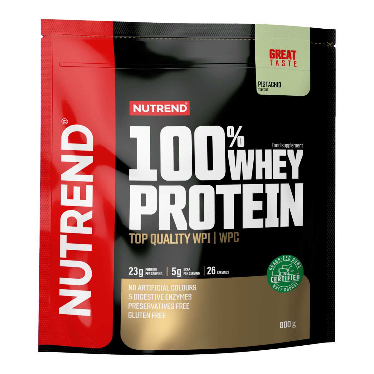 100% Whey Protein, sáček, 800 g pistácie 100% Whey Protein, sáček, 800 g pistácie