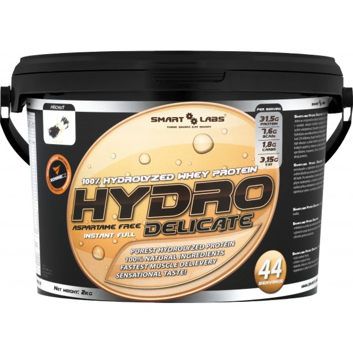 Hydro Delicate - 2000 g, čokoláda Hydro Delicate - 2000 g, čokoláda