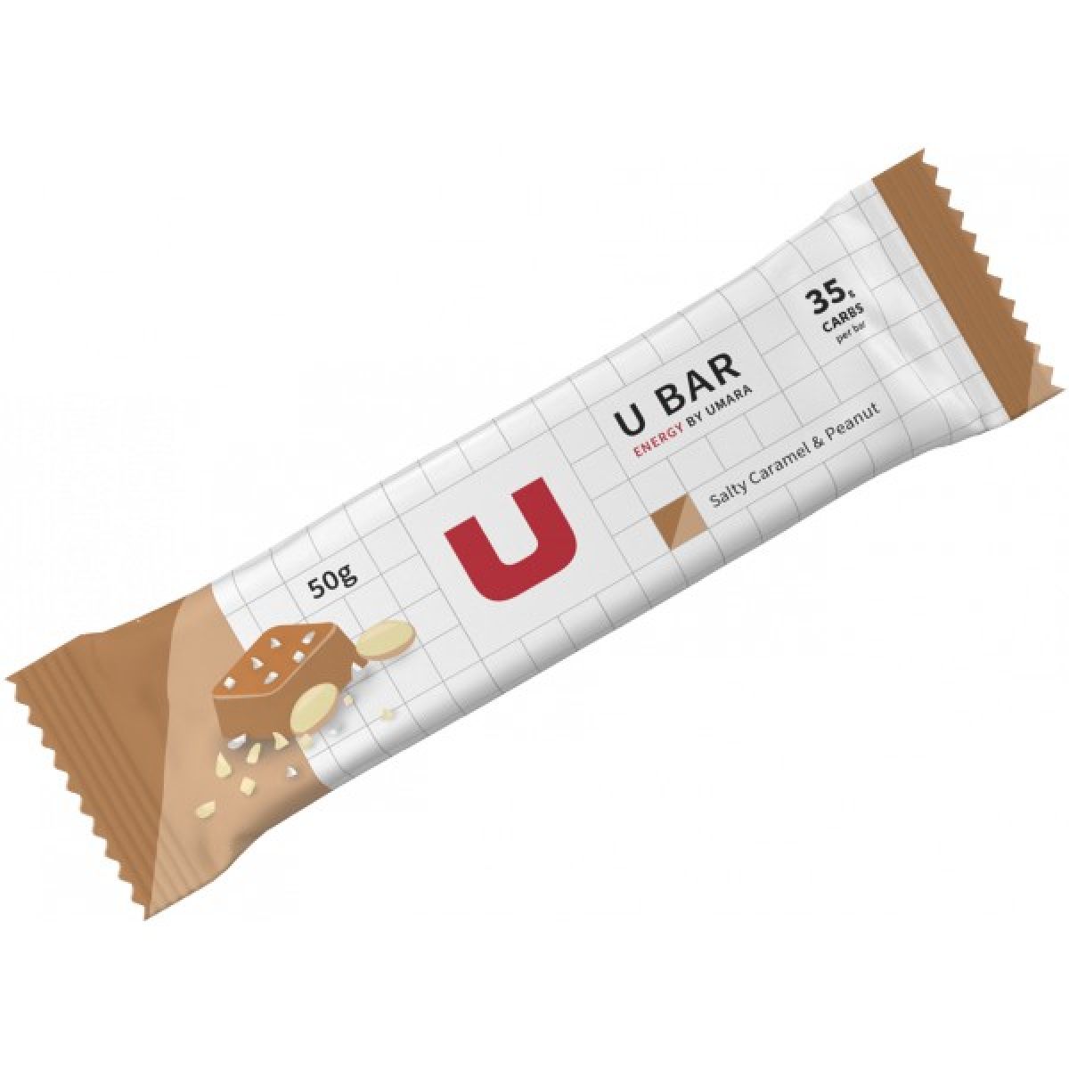 U Bar - 45 g, slaný karamel-arašídy U Bar - 45 g, slaný karamel-arašídy