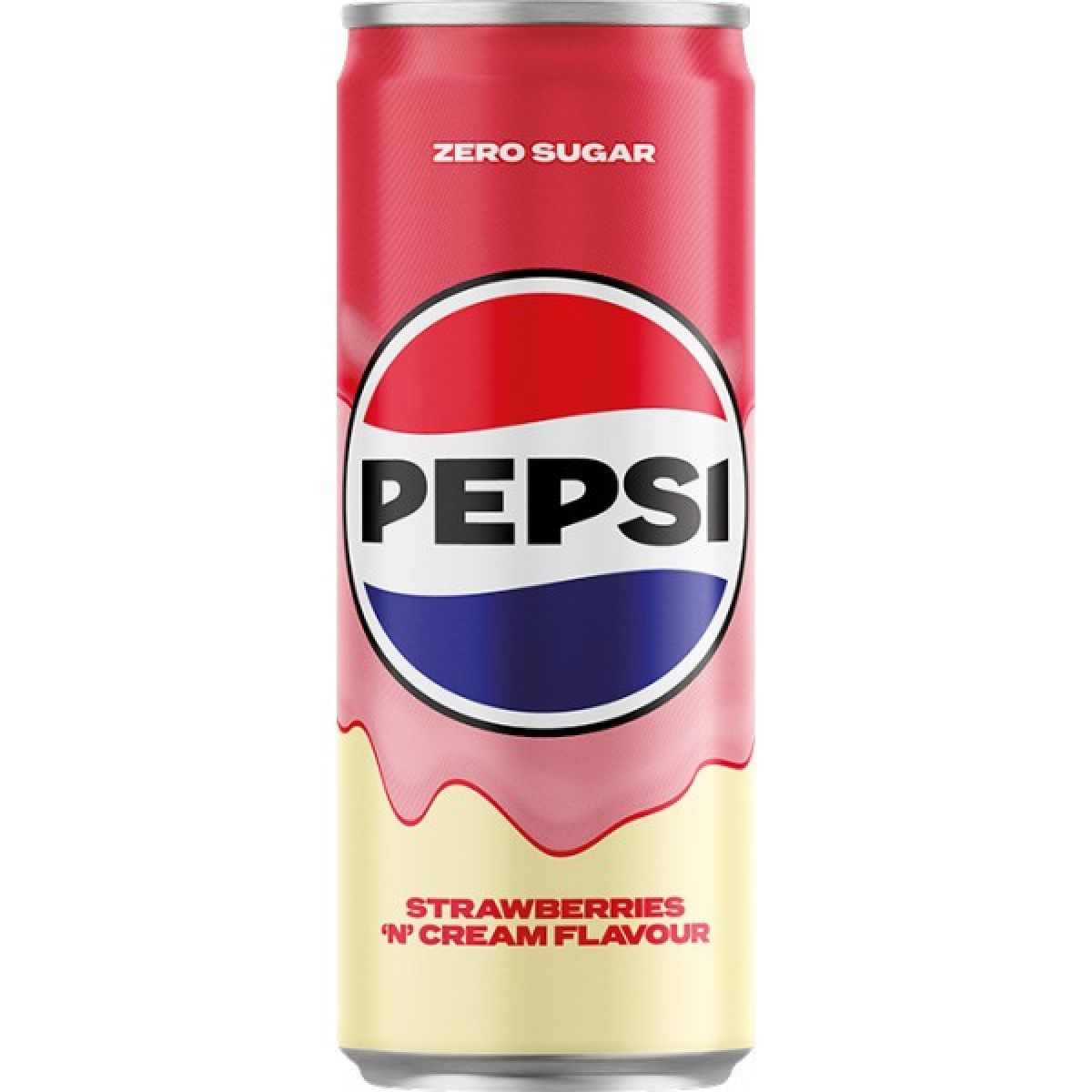 Pepsi Cream Strawberry Zero Sugar Pepsi Cream Strawberry Zero Sugar