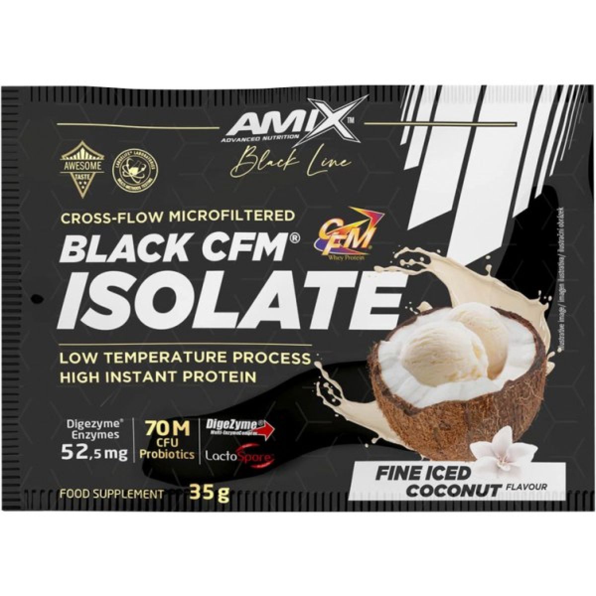 Black CFM Isolate - 35 g, kokos Black CFM Isolate - 35 g, kokos
