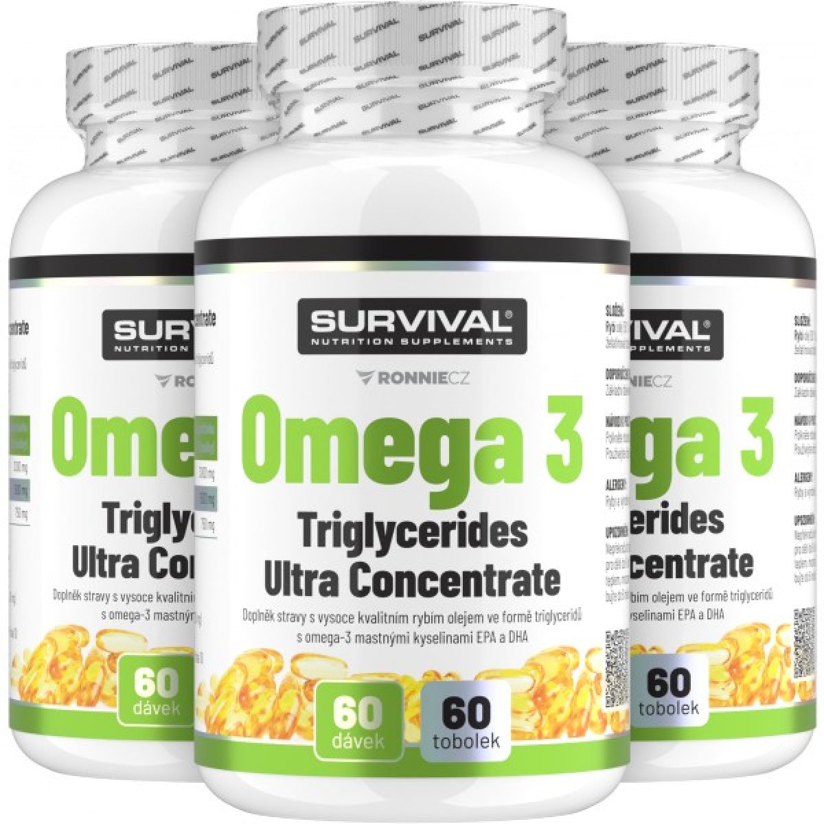 Omega 3 Triglycerides Ultra Concentrate - akce 2+1 zdarma Omega 3 Triglycerides Ultra Concentrate - akce 2+1 zdarma