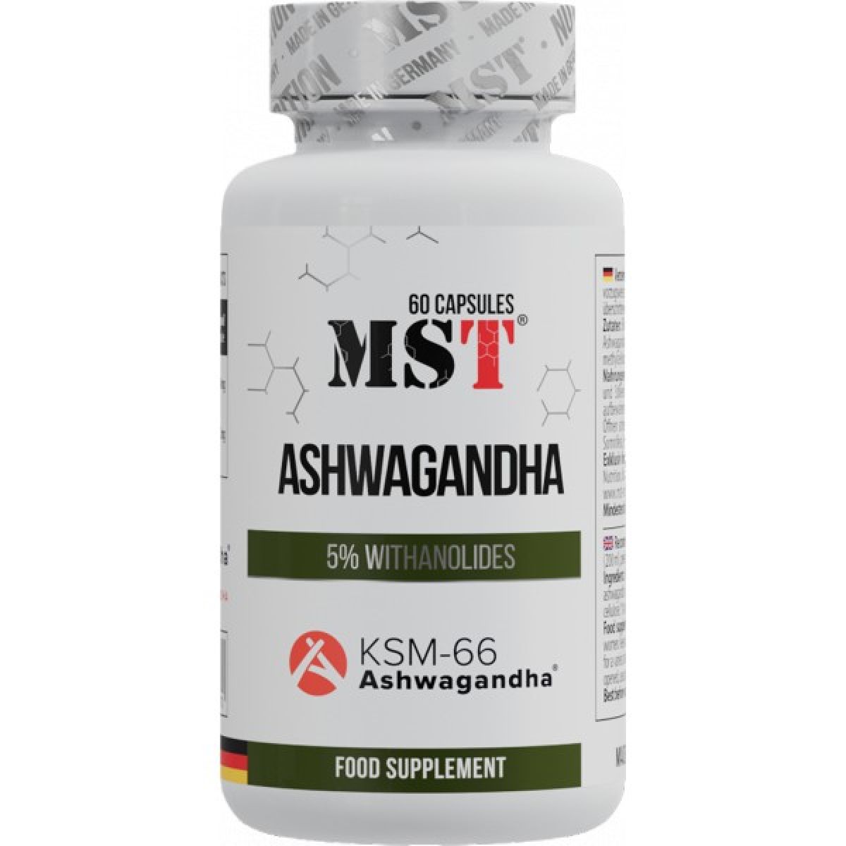 Ashwagandha KSM-66 - 60 cps Ashwagandha KSM-66 - 60 cps
