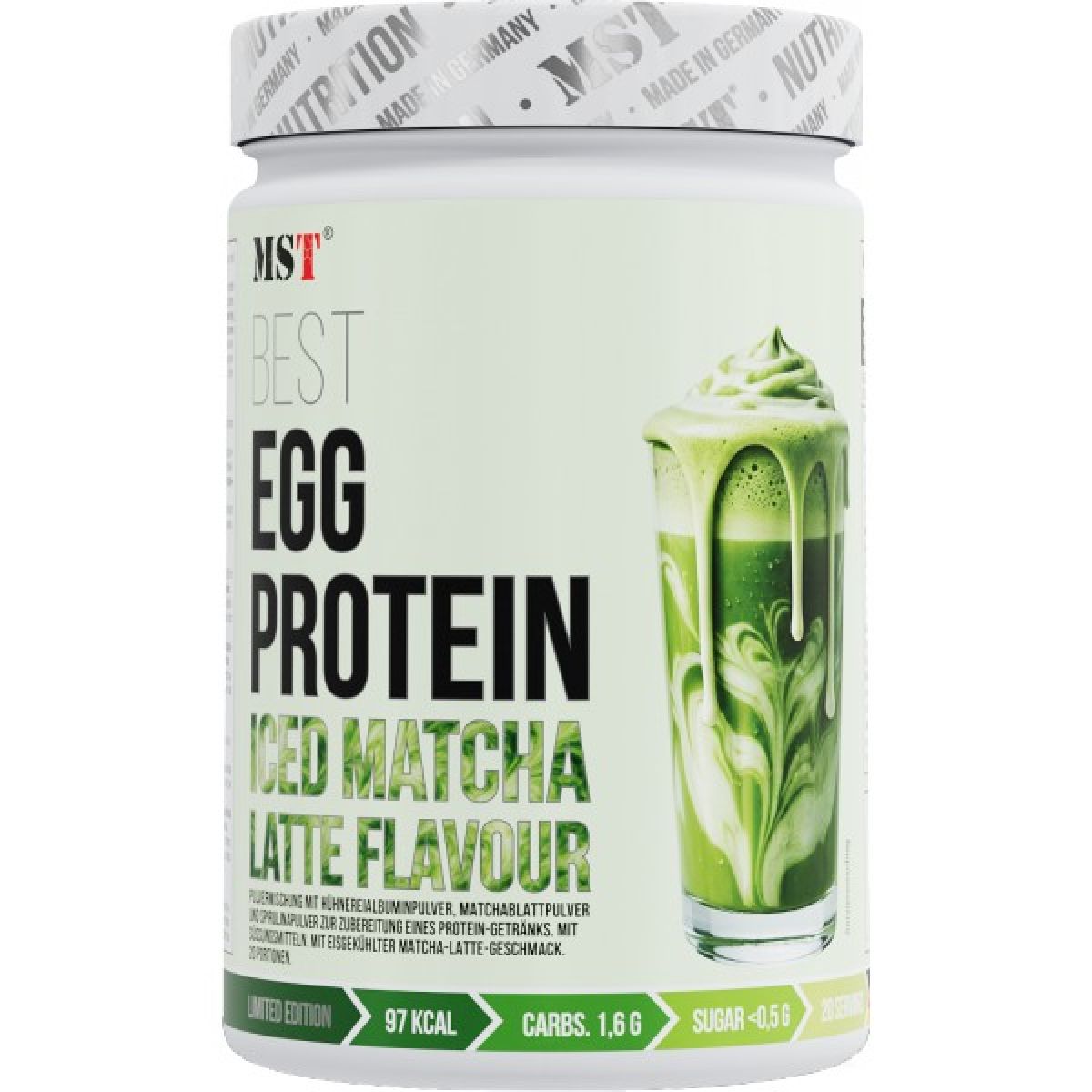 Best Egg Protein - 500 g, matcha latte Best Egg Protein - 500 g, matcha latte