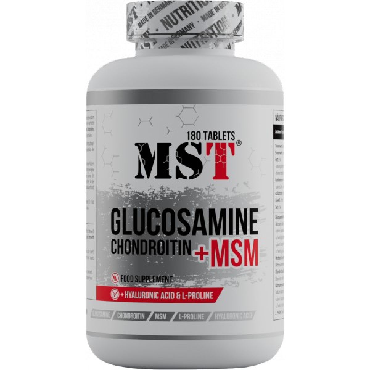 Glucosamine + Chondroitin + MSM - 180 tbl Glucosamine + Chondroitin + MSM - 180 tbl