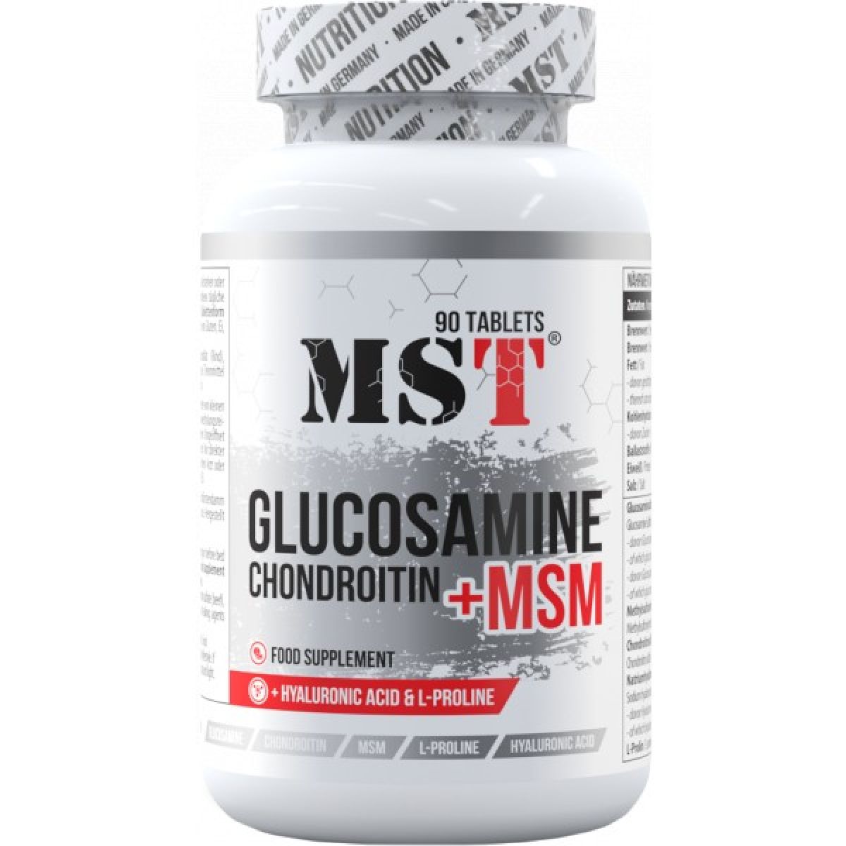 Glucosamine + Chondroitin + MSM - 90 tbl Glucosamine + Chondroitin + MSM - 90 tbl