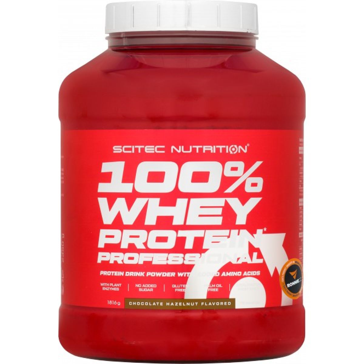 100 % Whey Protein Professional - 1816 g, jahoda - bílá čoko 100 % Whey Protein Professional - 1816 g, jahoda - bílá čoko