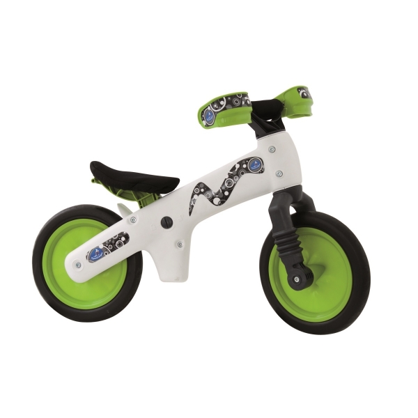 odrážedlo dětské plastové, bílo-zelené odrážedlo dětské plastové, bílo-zelené