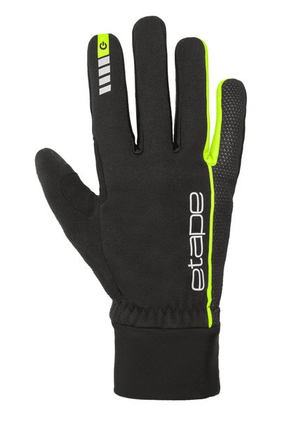 Etape rukavice PEAK WS+ černá/žlutá fluo