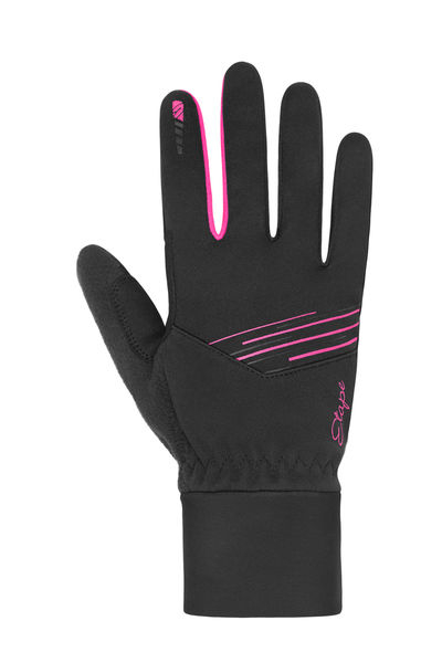 Etape dámské rukavice JASMINE WS+ černá|růžová