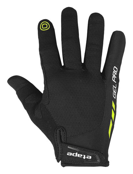 Etape - pánské rukavice SPRING+, černá/limeta