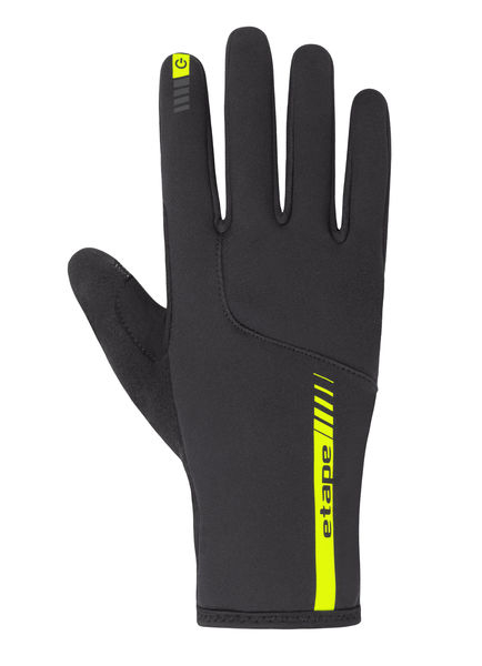 Etape – rukavice LAKE 2.0 WS+, černá/žlutá fluo