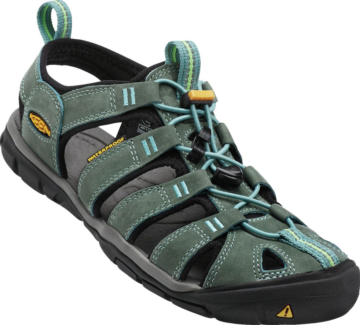 Keen CLEARWATER CNX LEATHER WOMEN mineral blue/yellow US 8 Keen CLEARWATER CNX LEATHER WOMEN mineral blue/yellow US 8