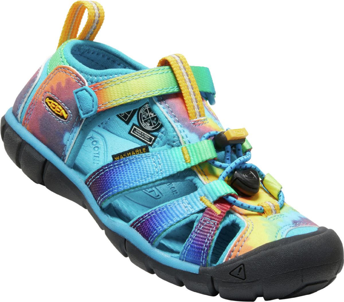 Keen SEACAMP II CNX CHILDREN vivid blue/original tie dye US 10 Keen SEACAMP II CNX CHILDREN vivid blue/original tie dye US 10