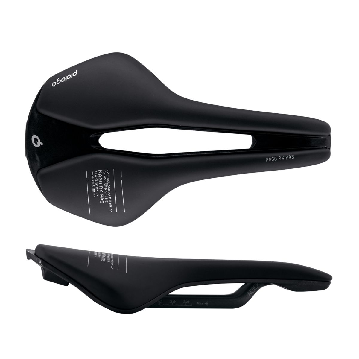 sedlo PROLOGO NAGO R4 PAS NACK 147 černé sedlo PROLOGO NAGO R4 PAS NACK 147 černé