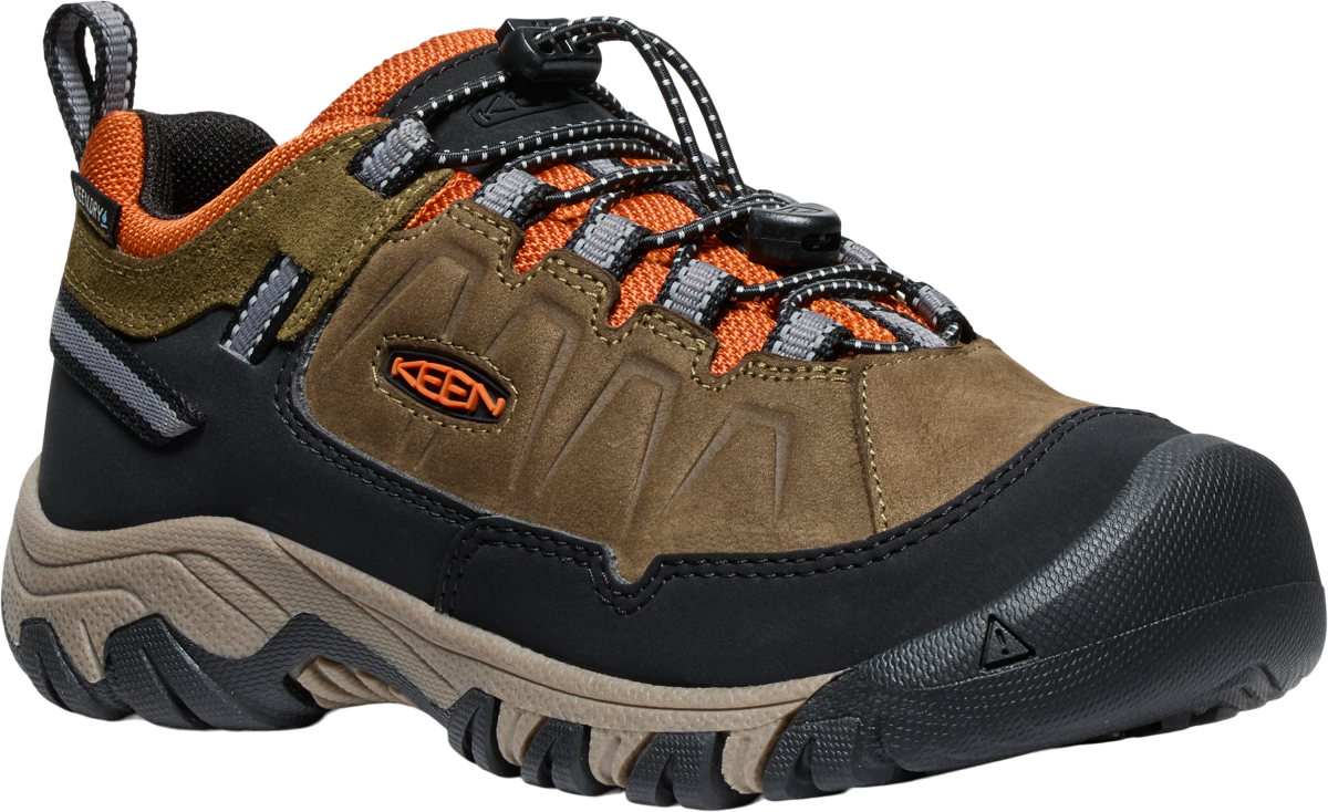Keen TARGHEE IV LOW WP YOUTH dark olive/gold flame US 7 Keen TARGHEE IV LOW WP YOUTH dark olive/gold flame US 7