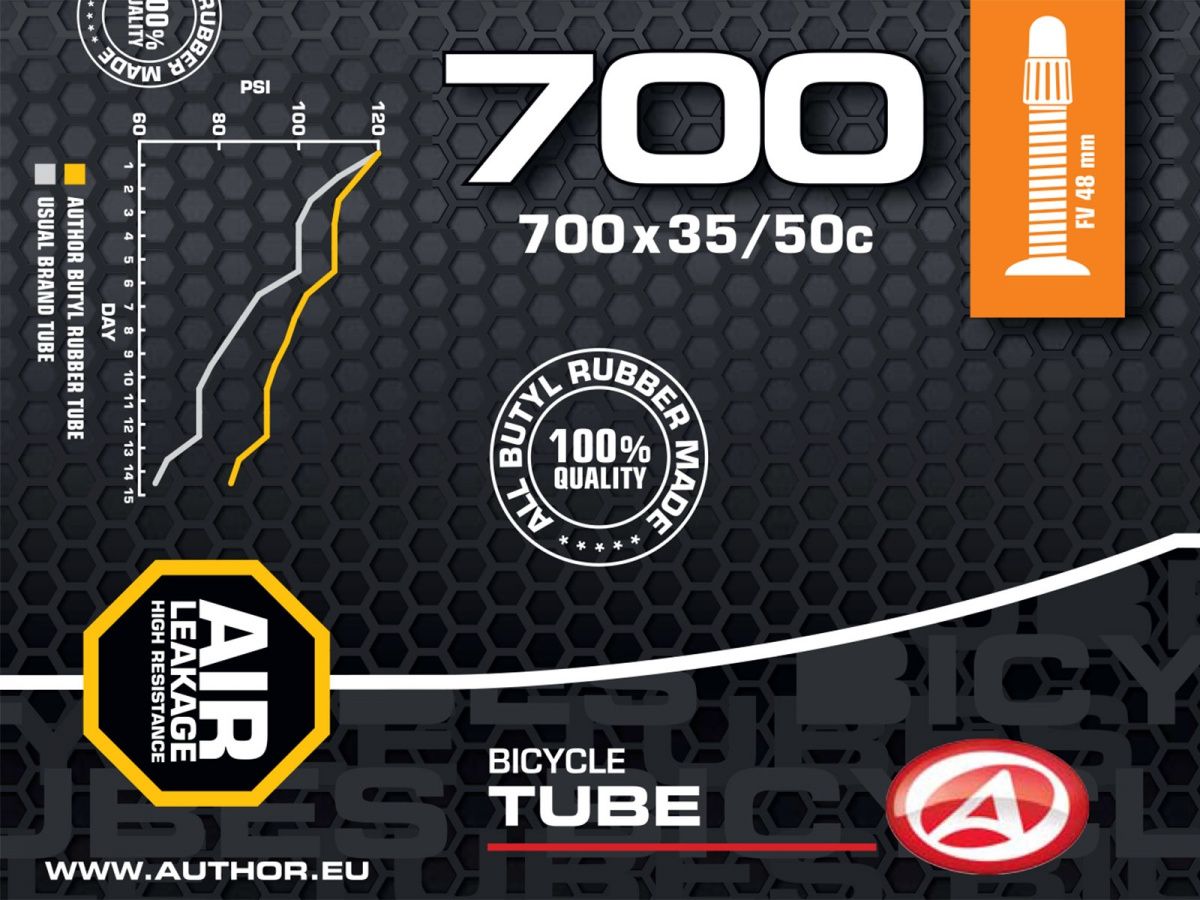 AUTHOR Duše AT-CROSS-700C Wide FV48 700x35/50C černá AUTHOR Duše AT-CROSS-700C Wide FV48 700x35/50C černá