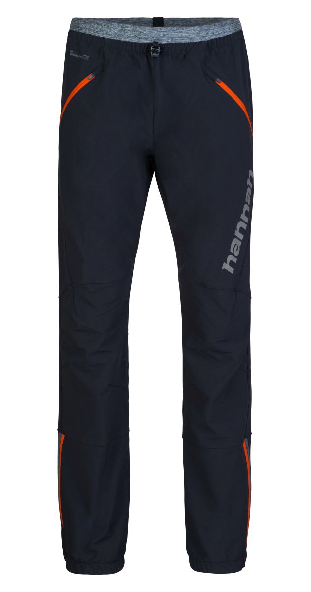 Kalhoty Hannah KASH PANTS anthracite (orange) L Kalhoty Hannah KASH PANTS anthracite (orange) L