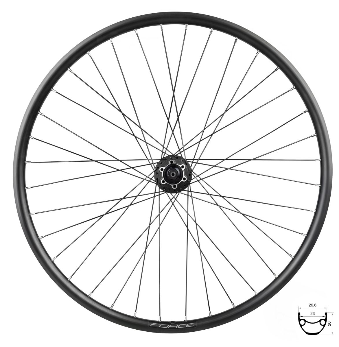 kolo zadní FORCE XC DISC 559x23 FHM475 6d 36d kolo zadní FORCE XC DISC 559x23 FHM475 6d 36d