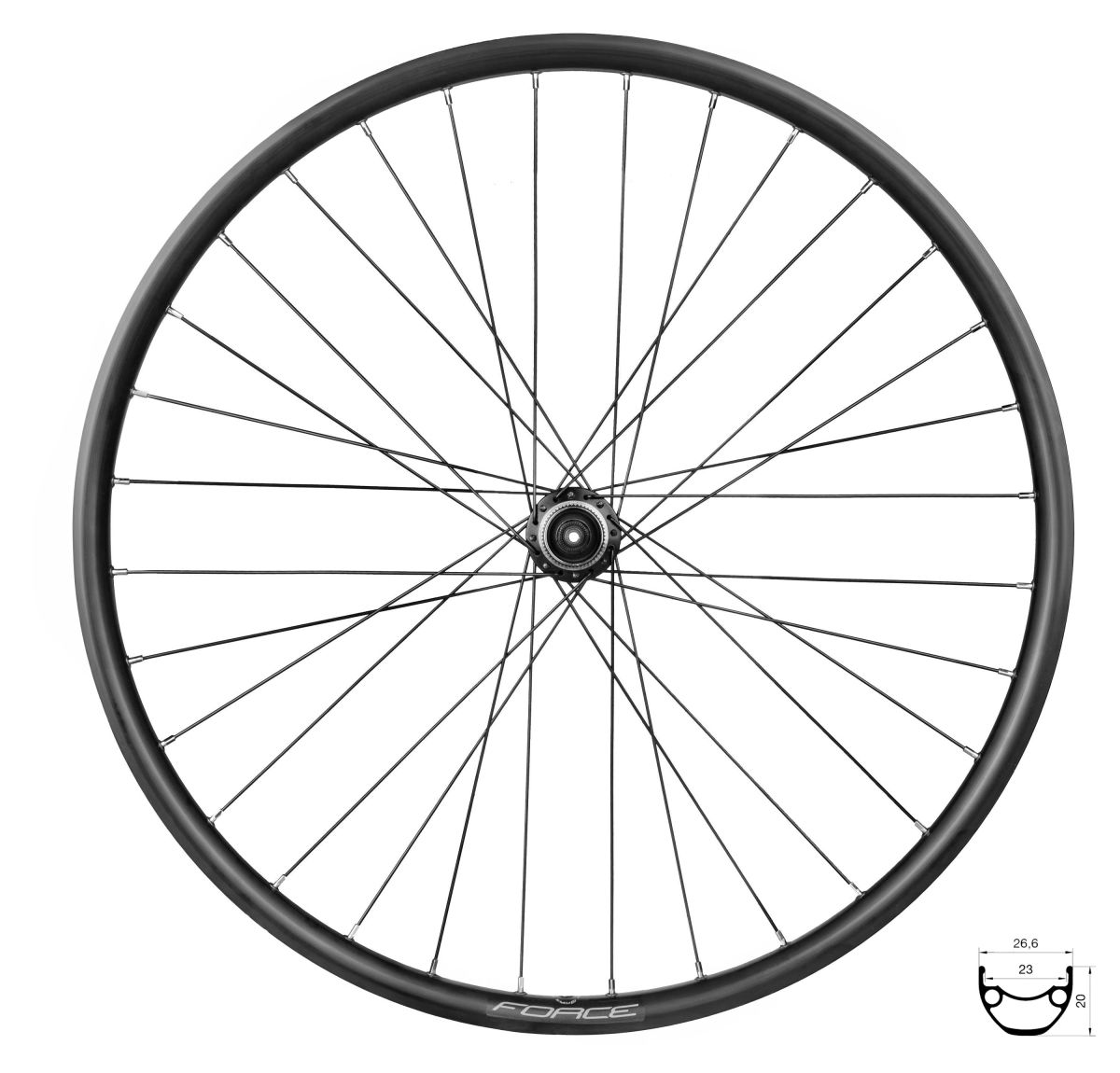 kolo zadní FORCE XC DISC 559x23 TX505-CL 32d kolo zadní FORCE XC DISC 559x23 TX505-CL 32d