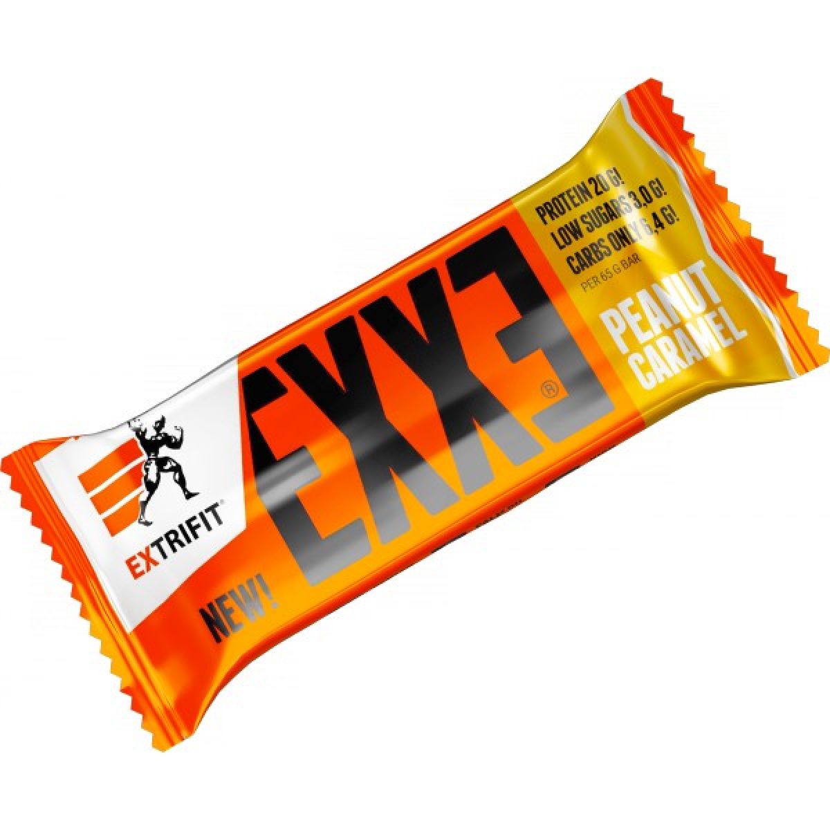 EXXE Protein Bar - 65 g, arašídy-karamel EXXE Protein Bar - 65 g, arašídy-karamel