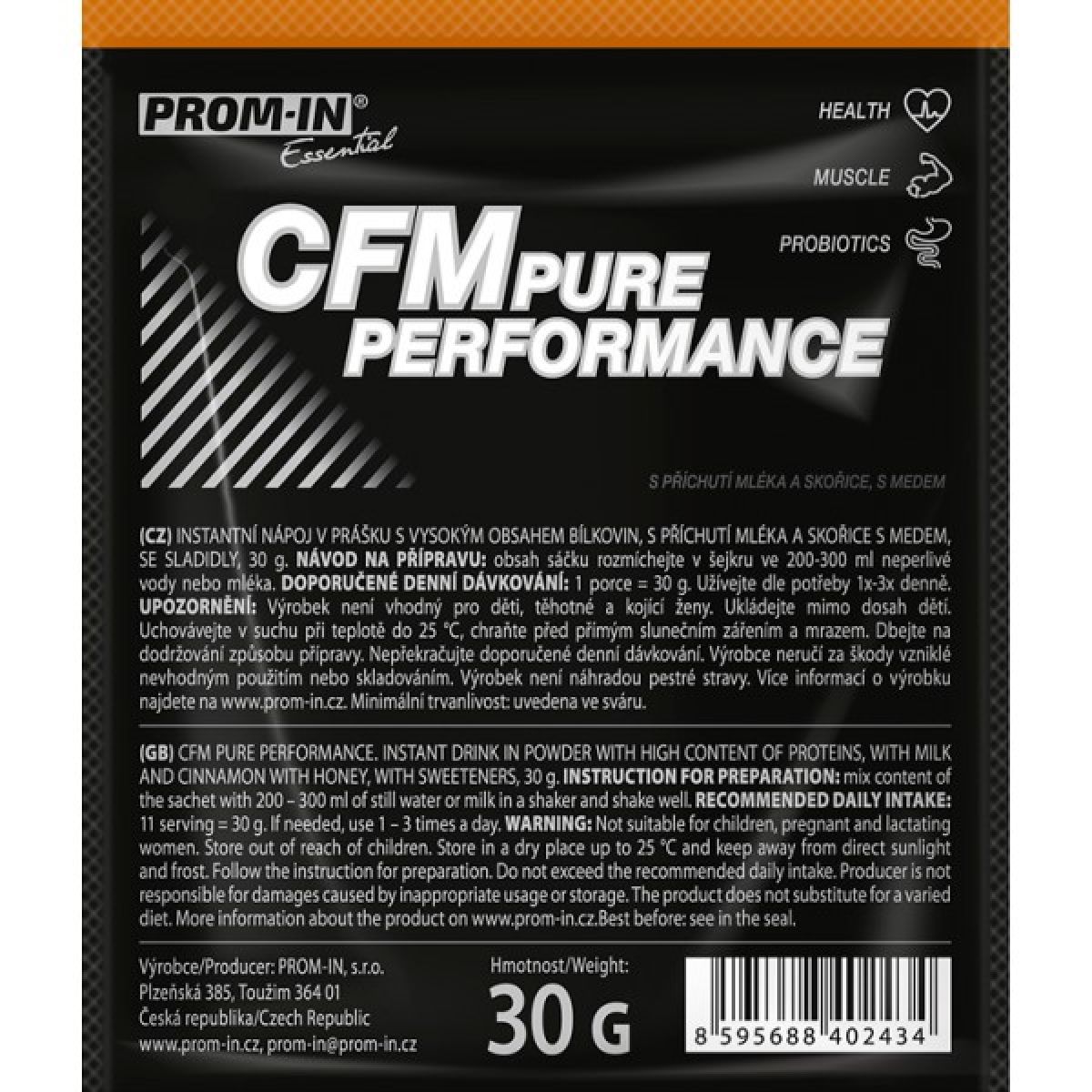 CFM Pure Performance - 30 g, pistácie CFM Pure Performance - 30 g, pistácie