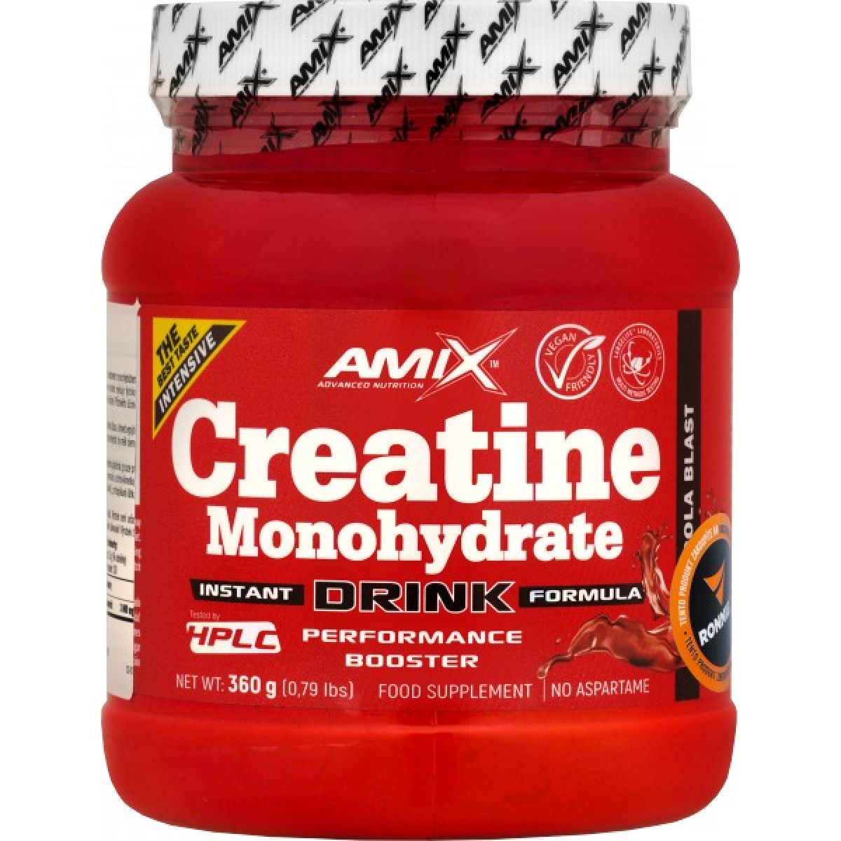 Creatine Monohydrate Drink s příchutěmi - 360 g, citron-limeta Creatine Monohydrate Drink s příchutěmi - 360 g, citron-limeta