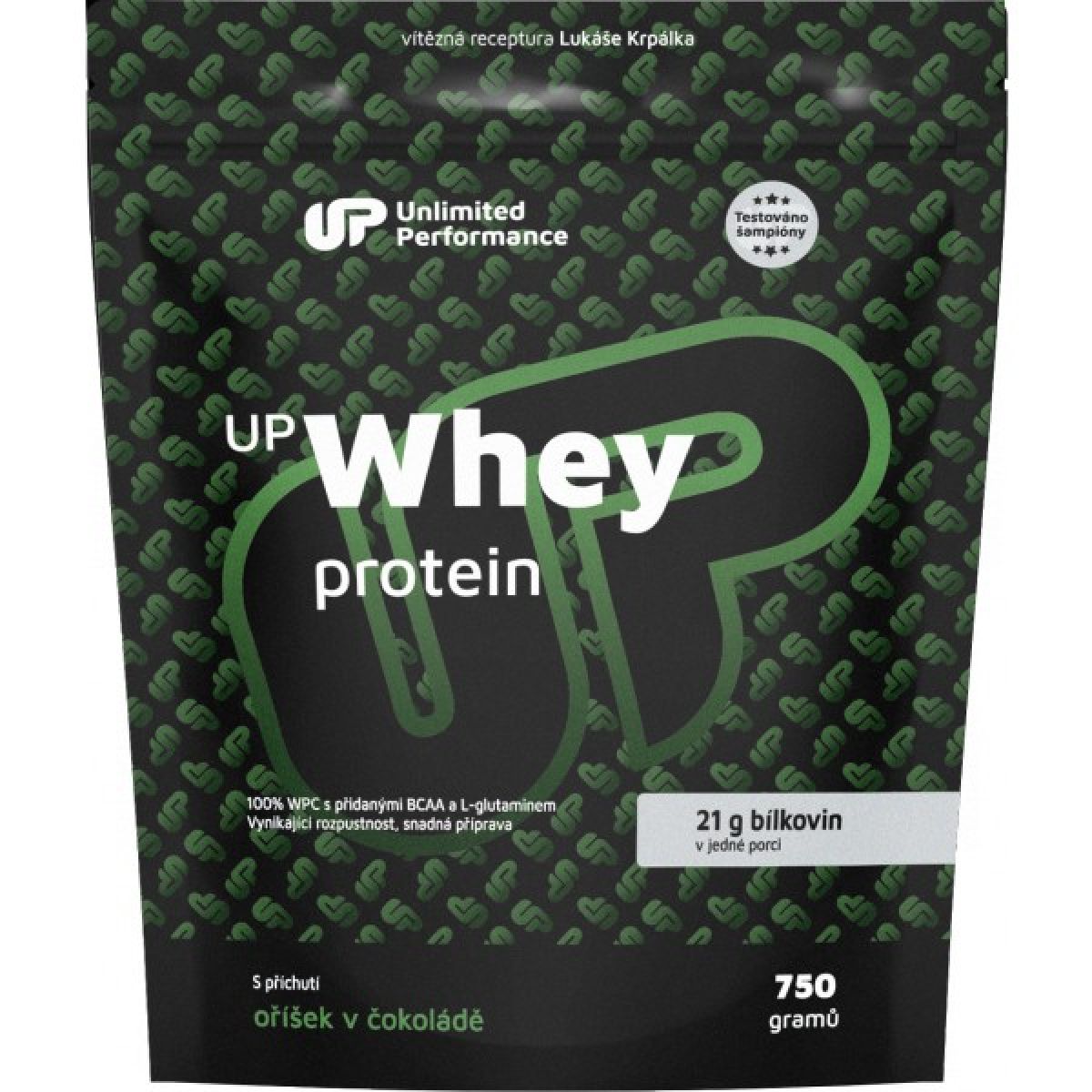 UP Whey Protein - 750 g, oříšek-čoko UP Whey Protein - 750 g, oříšek-čoko