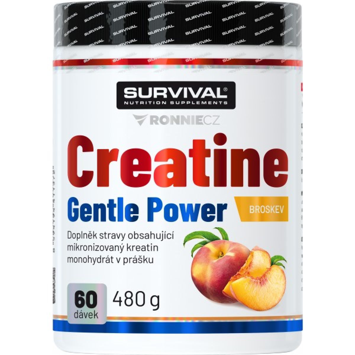 Creatine Monohydrate Gentle Power - 480 g, limeta-jahoda Creatine Monohydrate Gentle Power - 480 g, limeta-jahoda