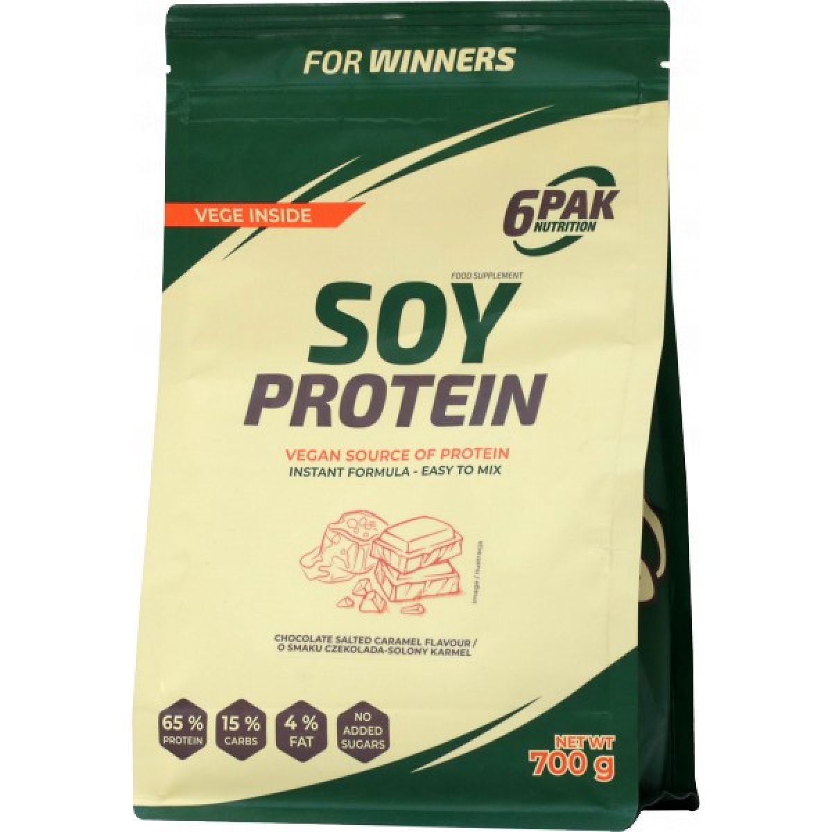 Vegan Soy Protein - 700 g, vanilková zmrzlina Vegan Soy Protein - 700 g, vanilková zmrzlina
