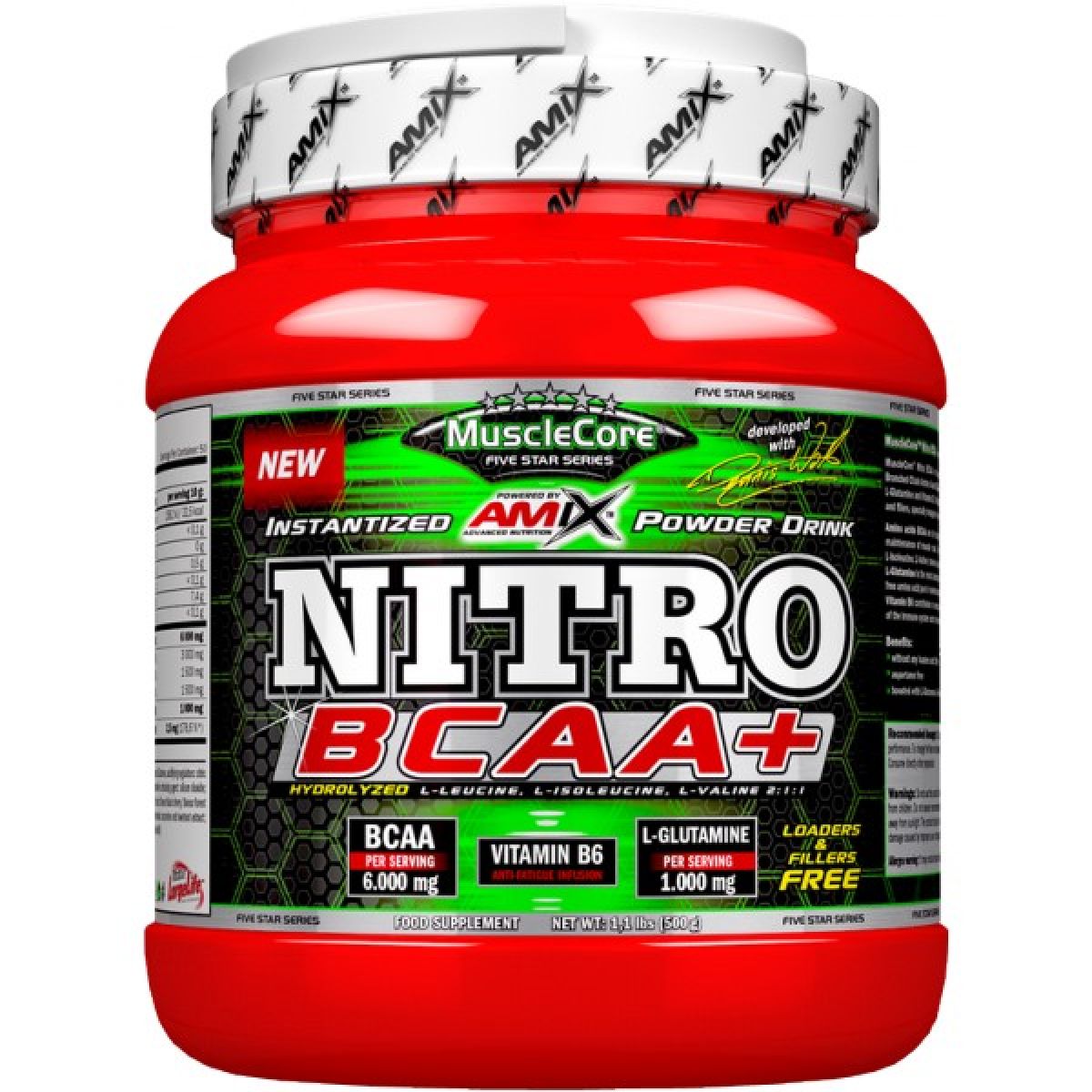 Nitro BCAA+ - 500 g, vodní meloun Nitro BCAA+ - 500 g, vodní meloun