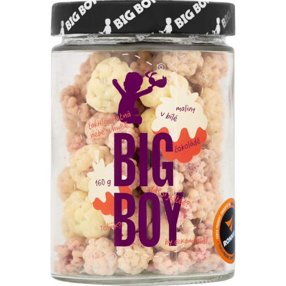 Maliny v bílé čokoládě Maliny v bílé čokoládě