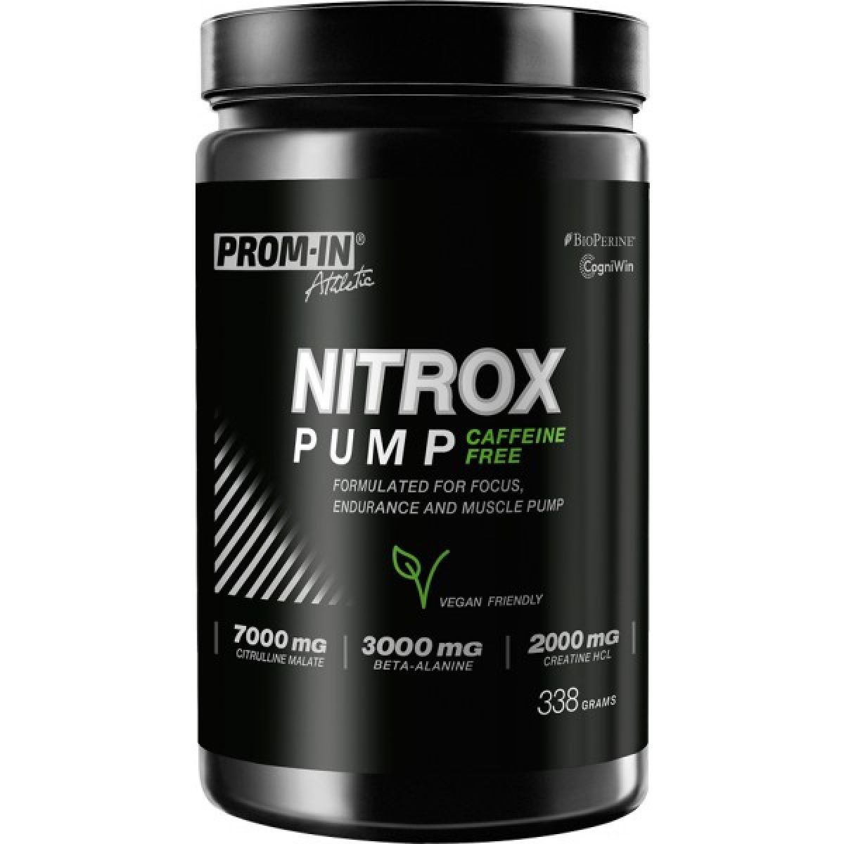 Nitrox Pump Caffeine Free - 338 g, malina-citron Nitrox Pump Caffeine Free - 338 g, malina-citron