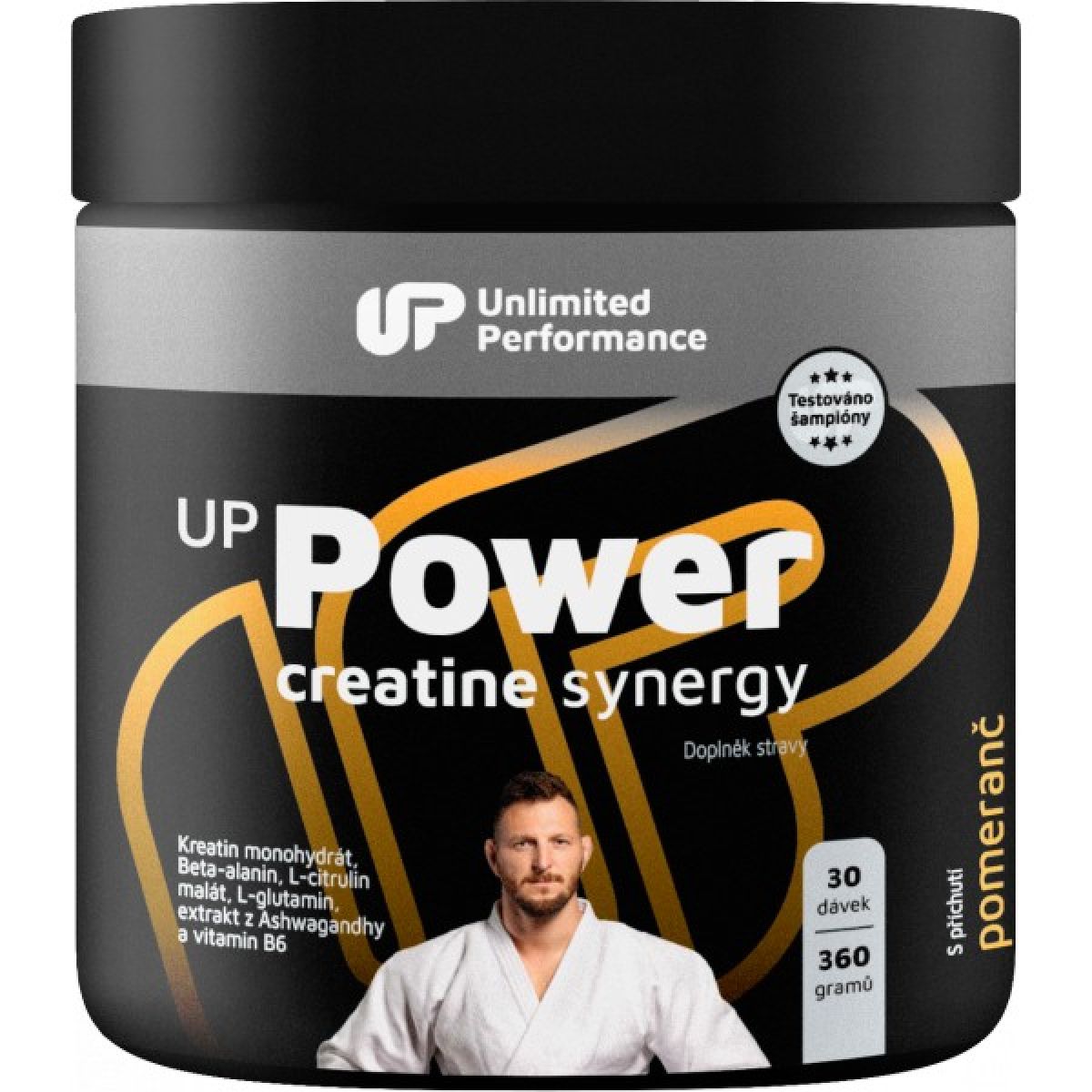 UP Power Creatine Synergy - 360 g, pomeranč UP Power Creatine Synergy - 360 g, pomeranč