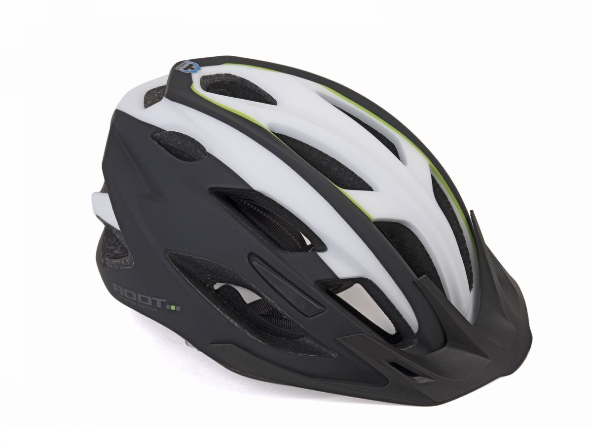 AUTHOR Přilba Root Inmold 59-61cm (181 černá/bílá/zelená) AUTHOR Přilba Root Inmold 59-61cm (181 černá/bílá/zelená)