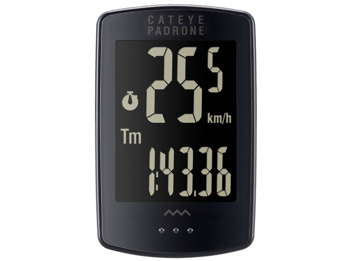 CATEYE Cyklopočítač CAT Padrone (PA100W) + OF100 (černá-stealth) CATEYE Cyklopočítač CAT Padrone (PA100W) + OF100 (černá-stealth)