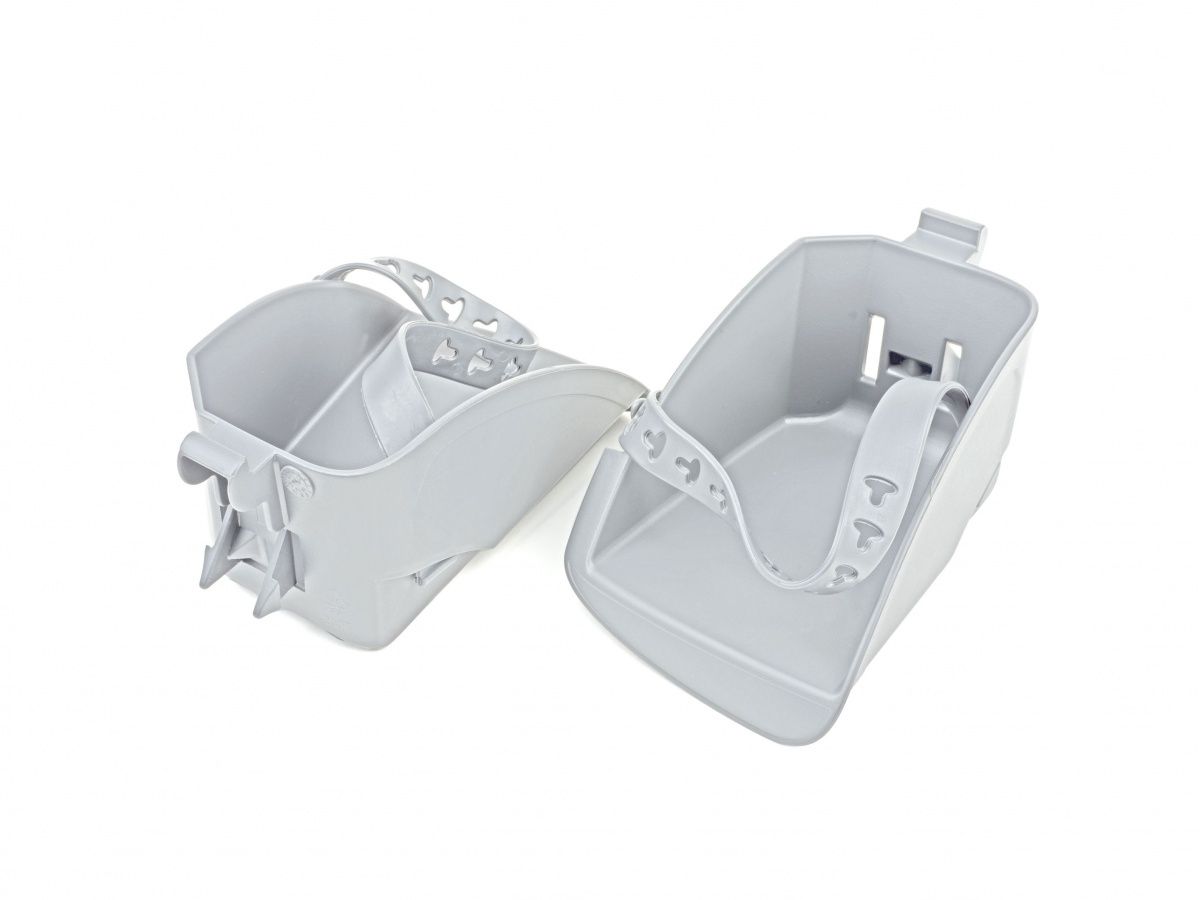 AUTHOR Opěrka nohou - model Bubbly maxi (stříbrná) AUTHOR Opěrka nohou - model Bubbly maxi (stříbrná)