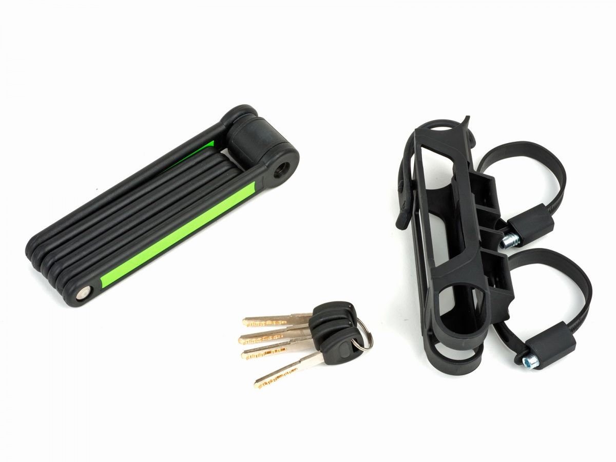 AUTHOR Zámek AUL FlexGuard-6 l.840mm (černá/zelená) AUTHOR Zámek AUL FlexGuard-6 l.840mm (černá/zelená)