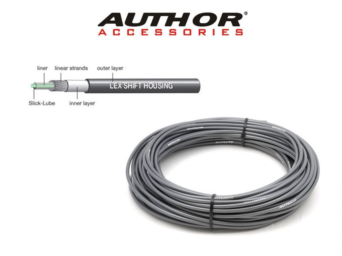 AUTHOR Bovden řadící ABS-Br-Index 4mm šedá AUTHOR Bovden řadící ABS-Br-Index 4mm šedá